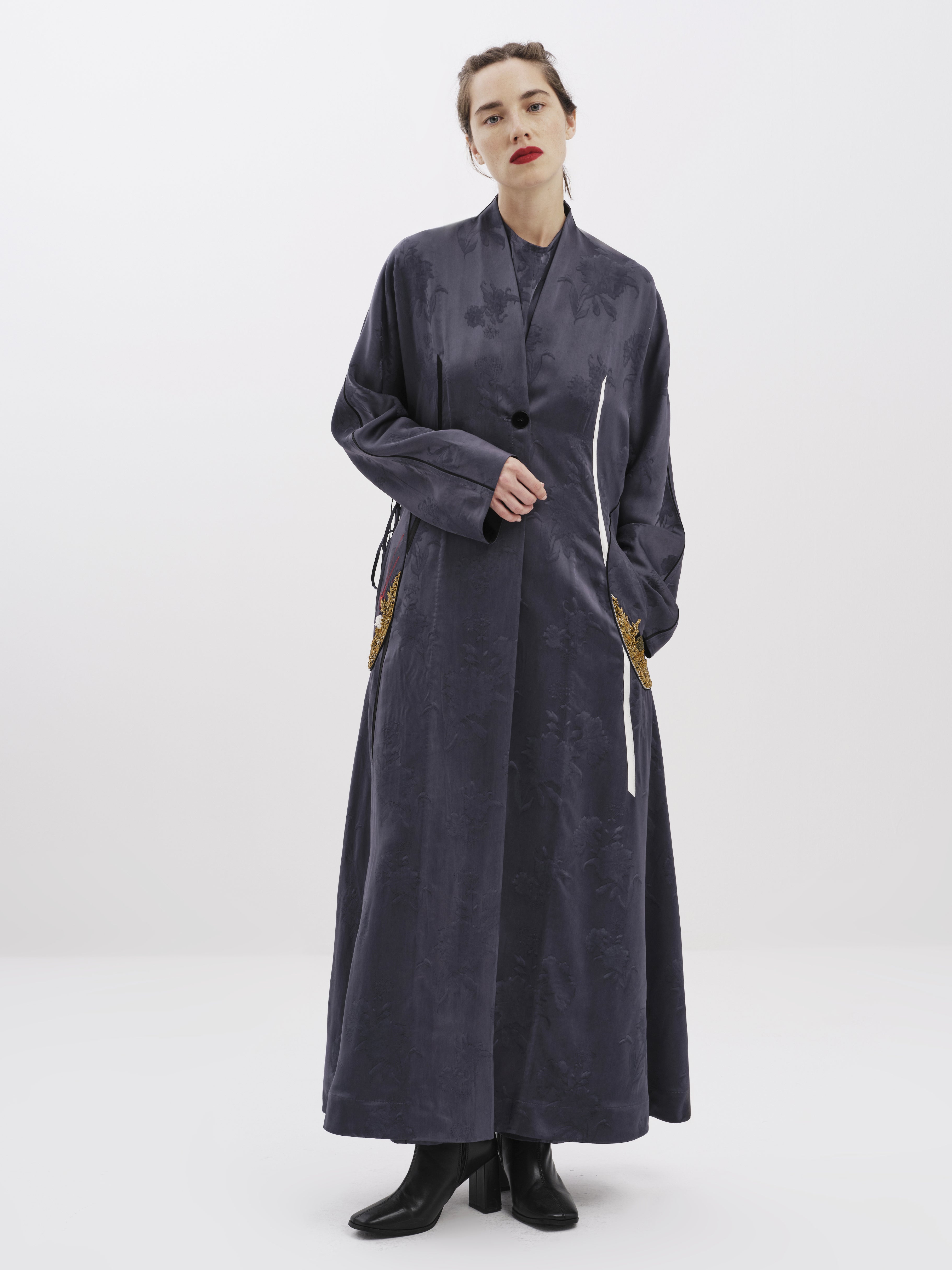Embroidered Jacquard Jacket