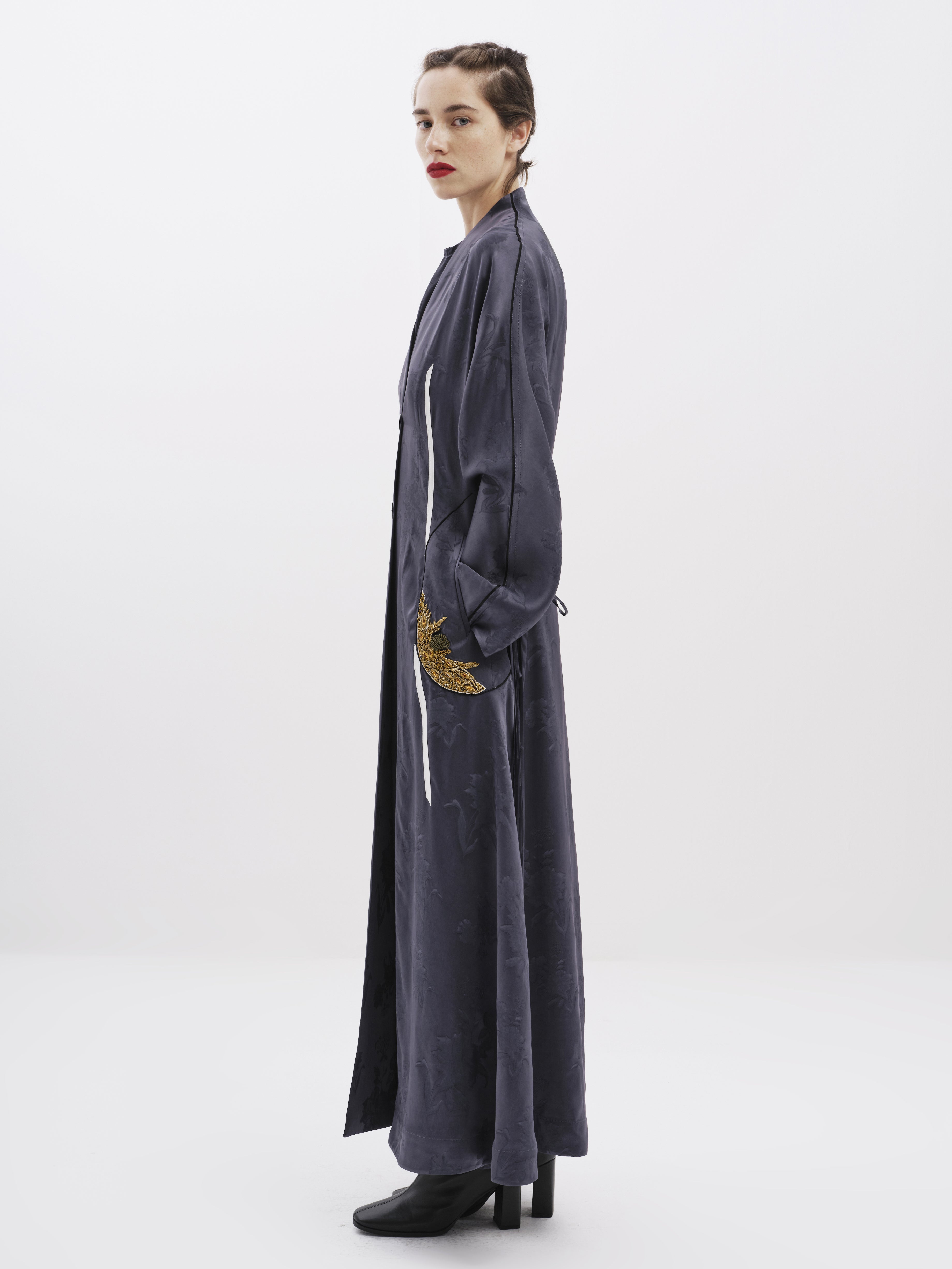Embroidered Jacquard Jacket