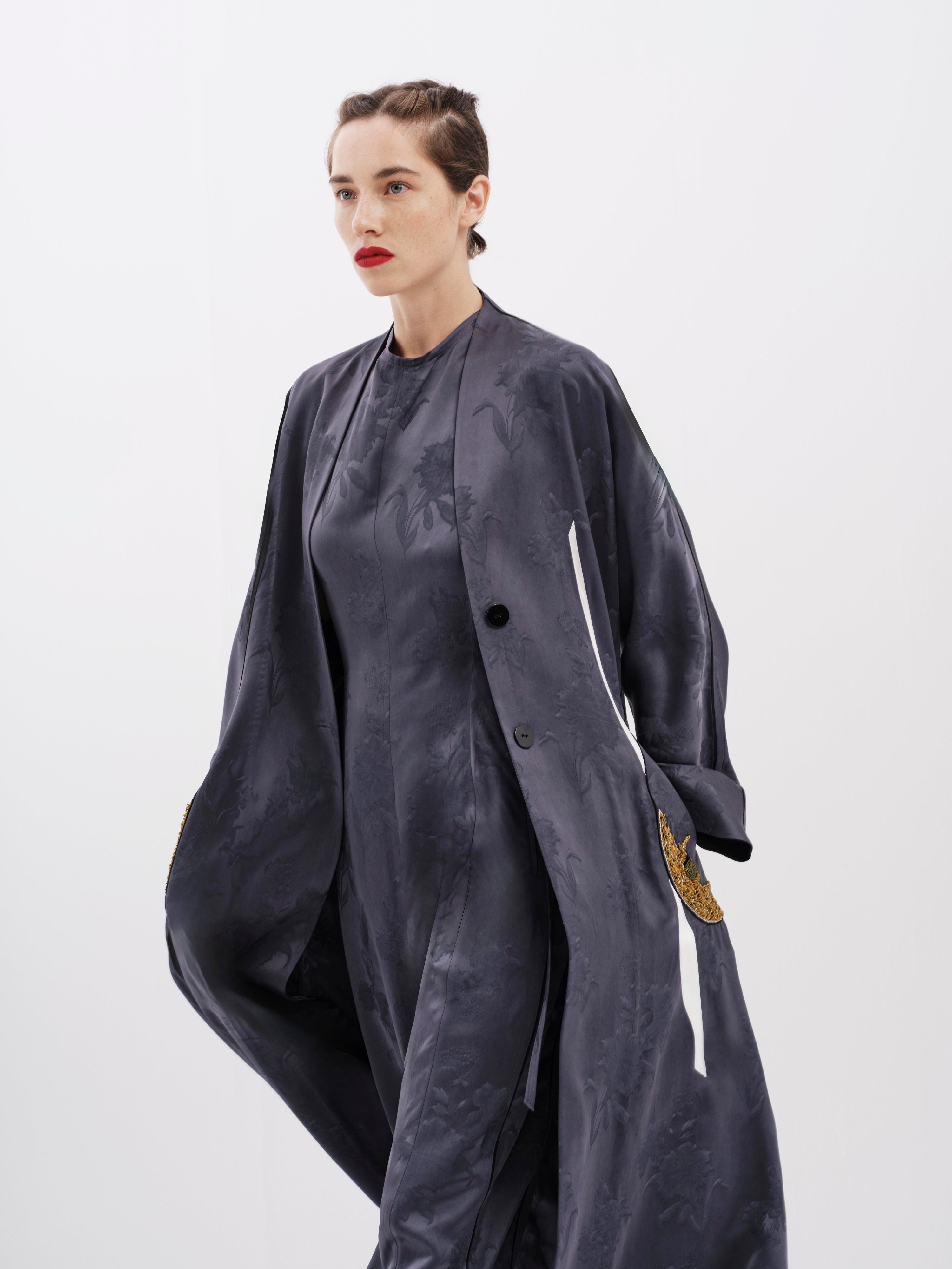 Embroidered Jacquard Jacket