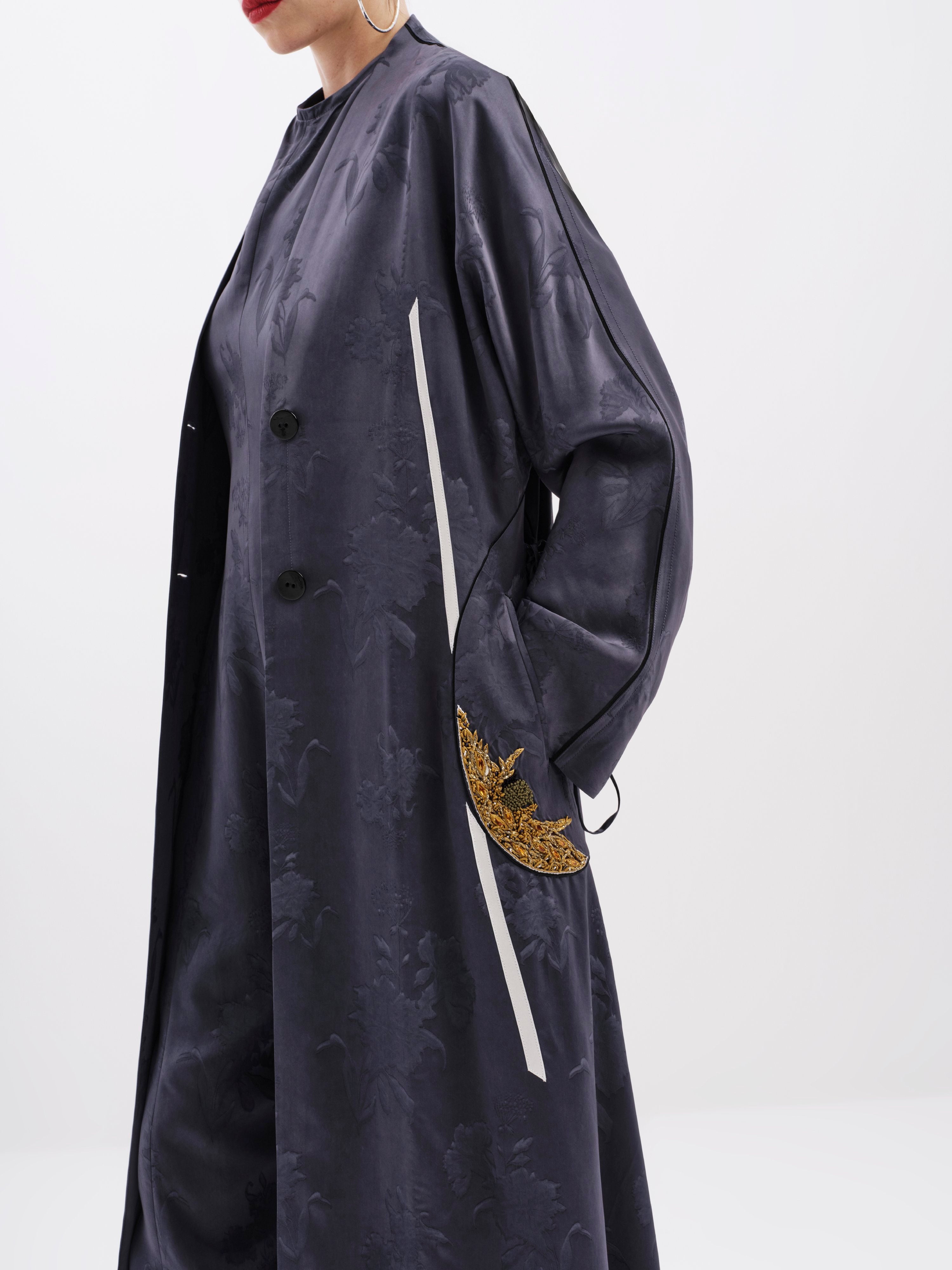 Embroidered Jacquard Jacket