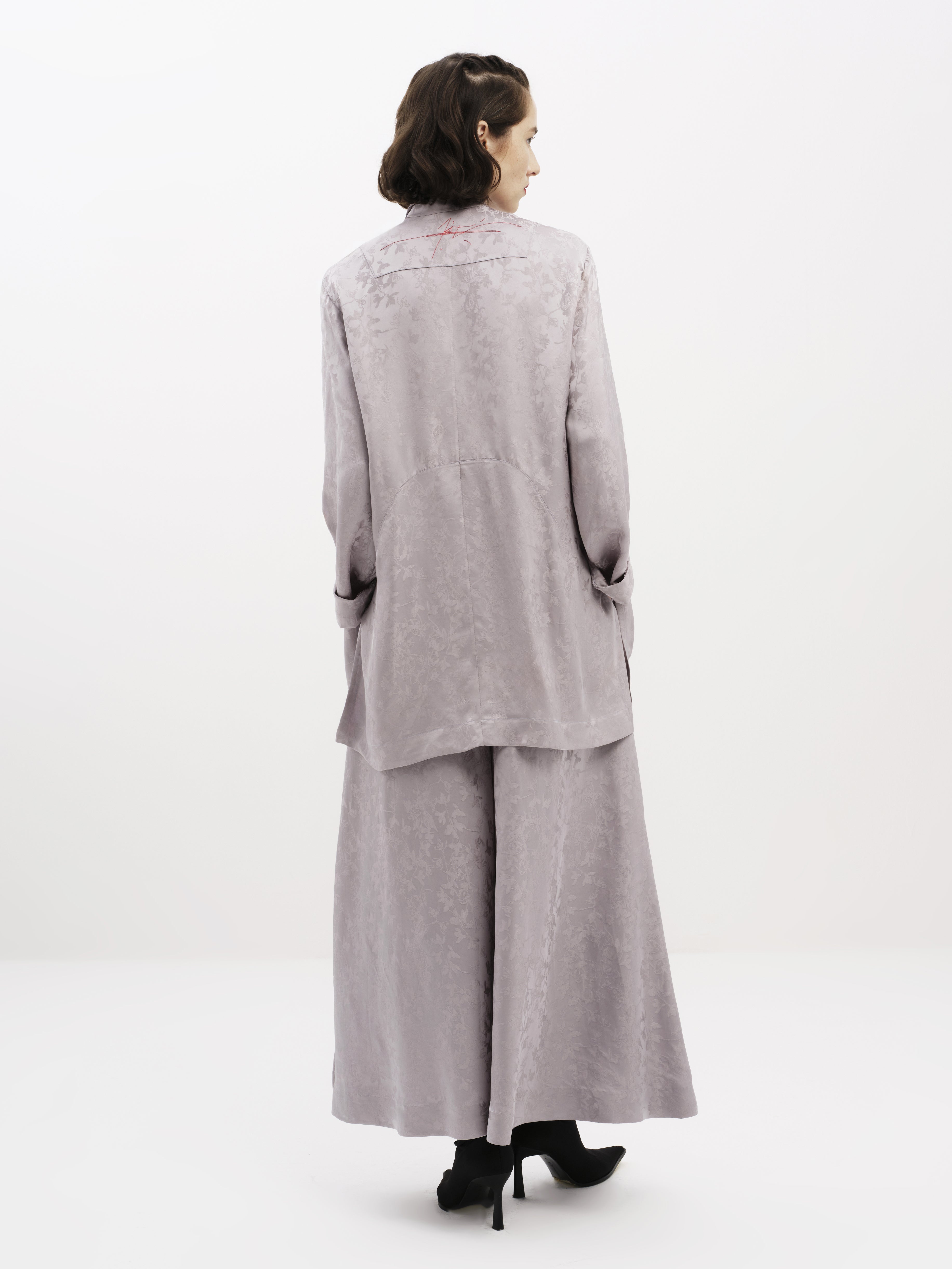 Silk Jacquard Trousers