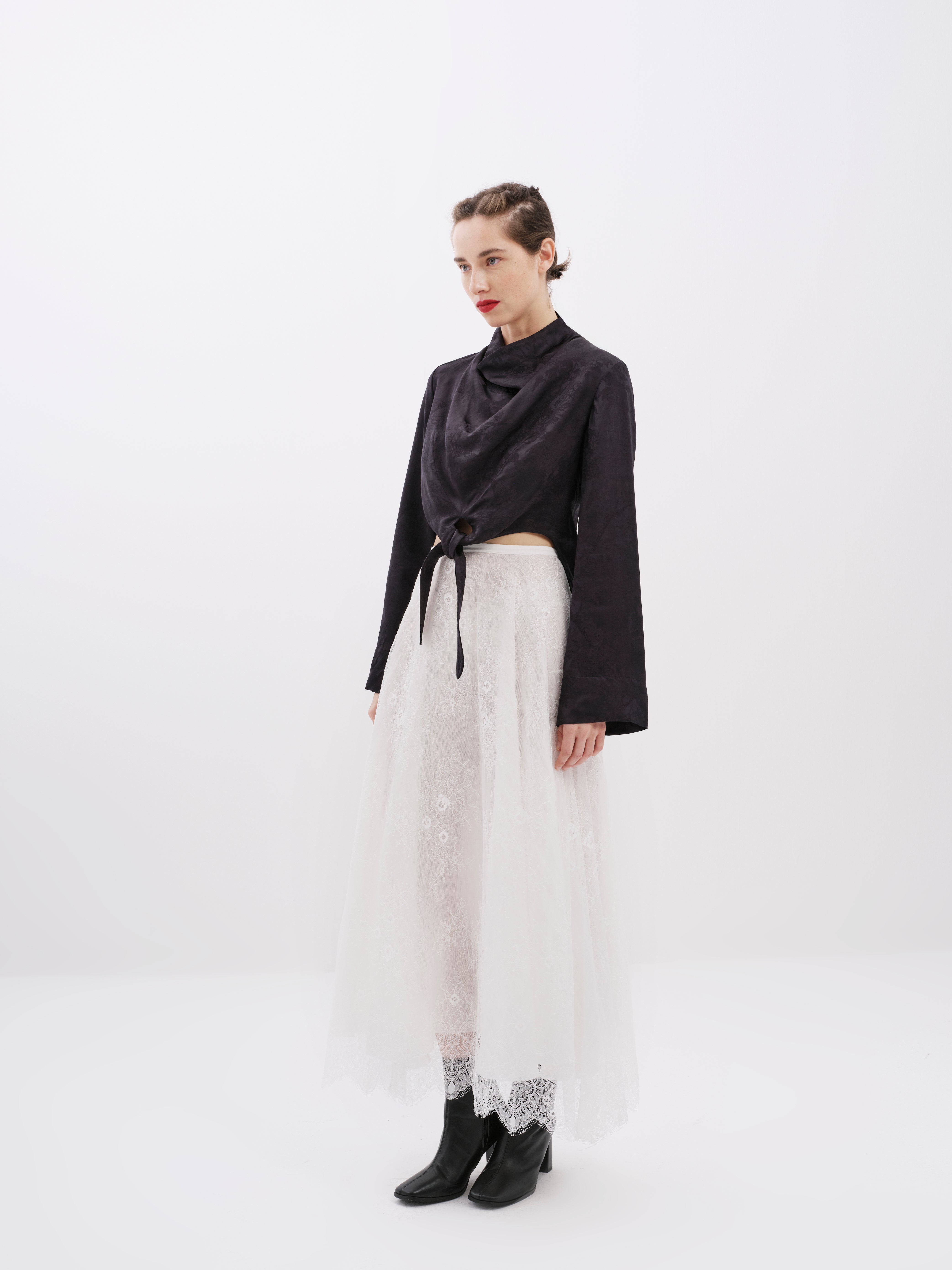 Ethereal French Net Skirt