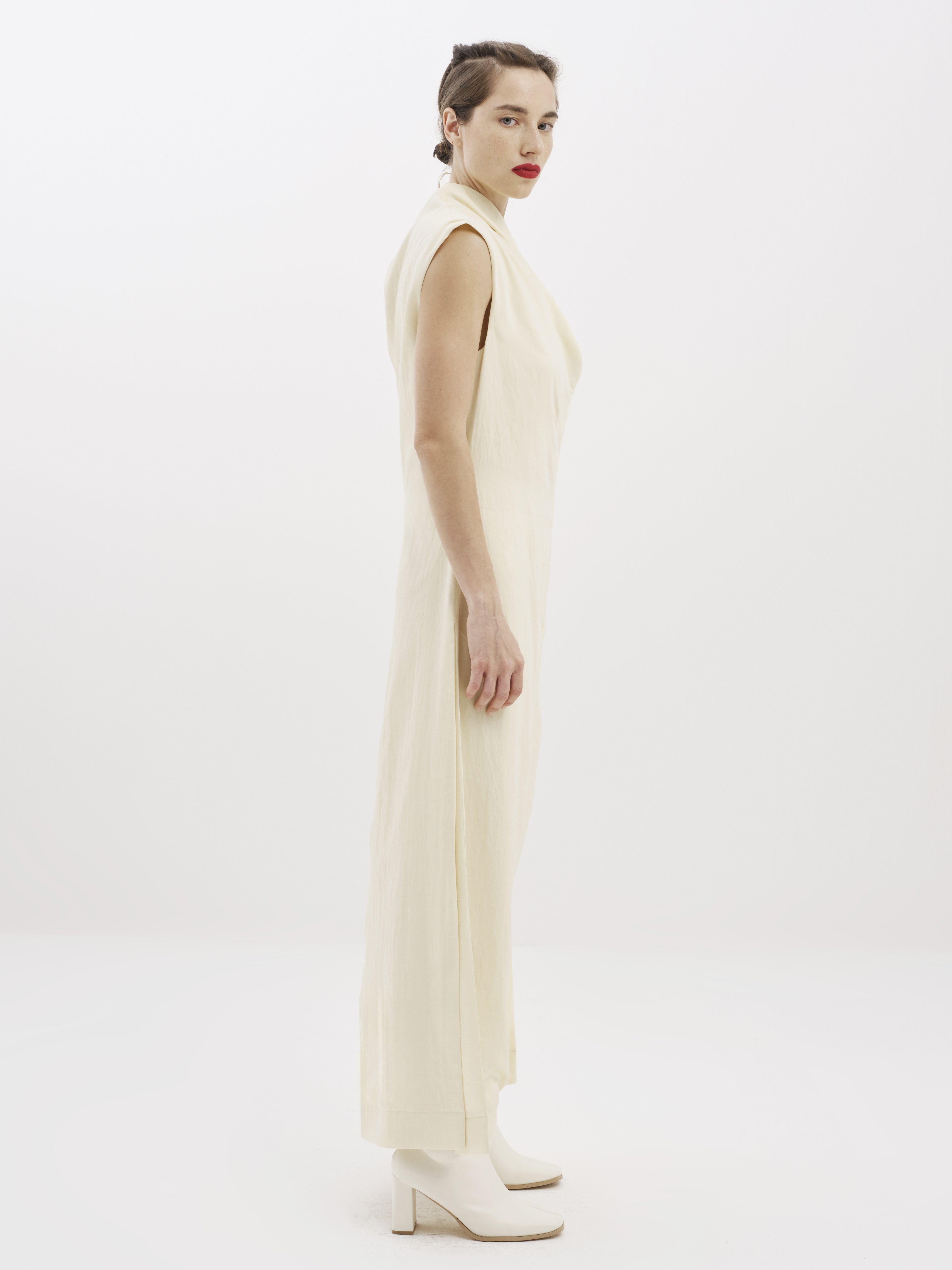 Sleeveless Cowl Dress
