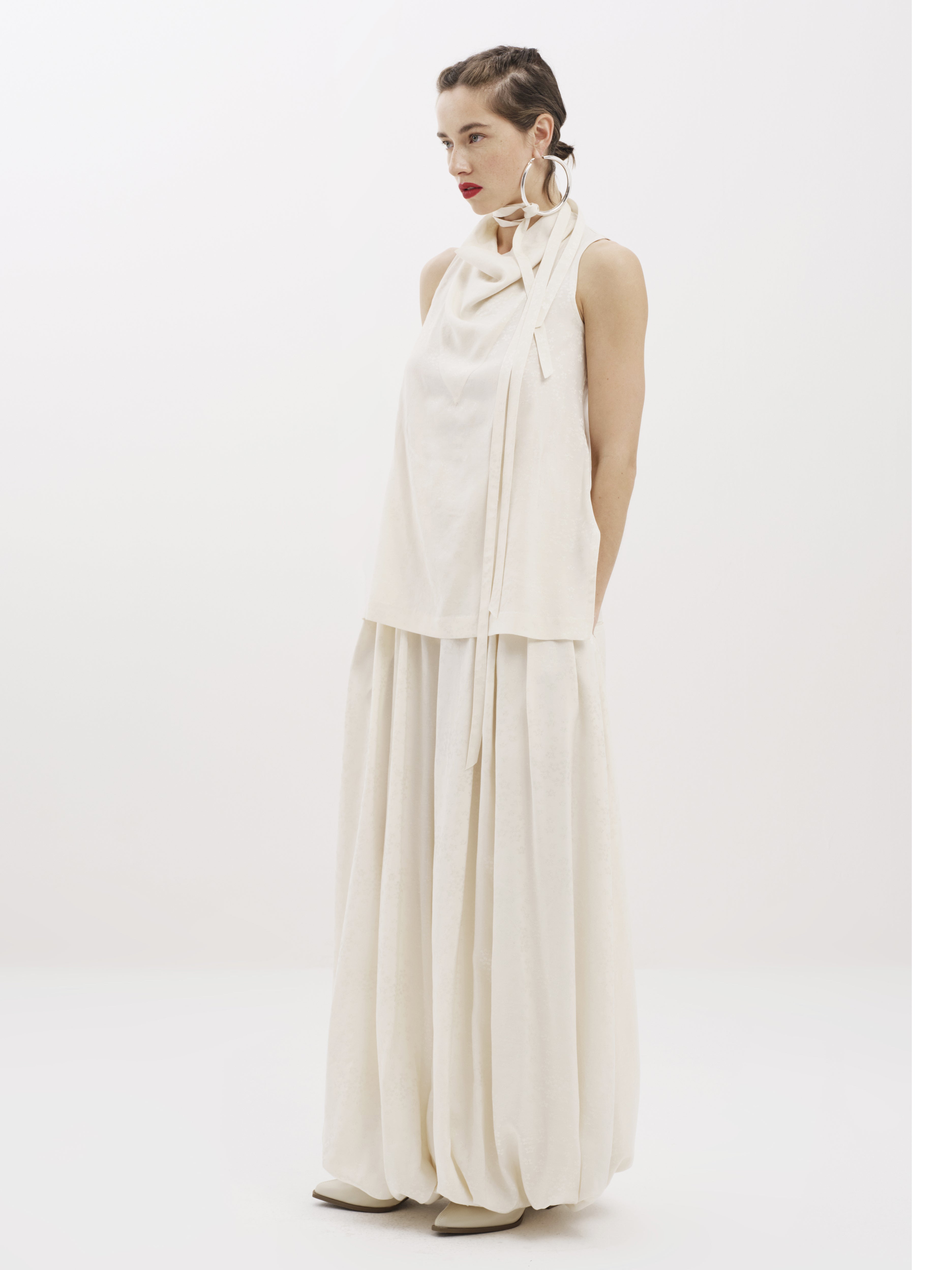 Jacquard Top-Pants Set