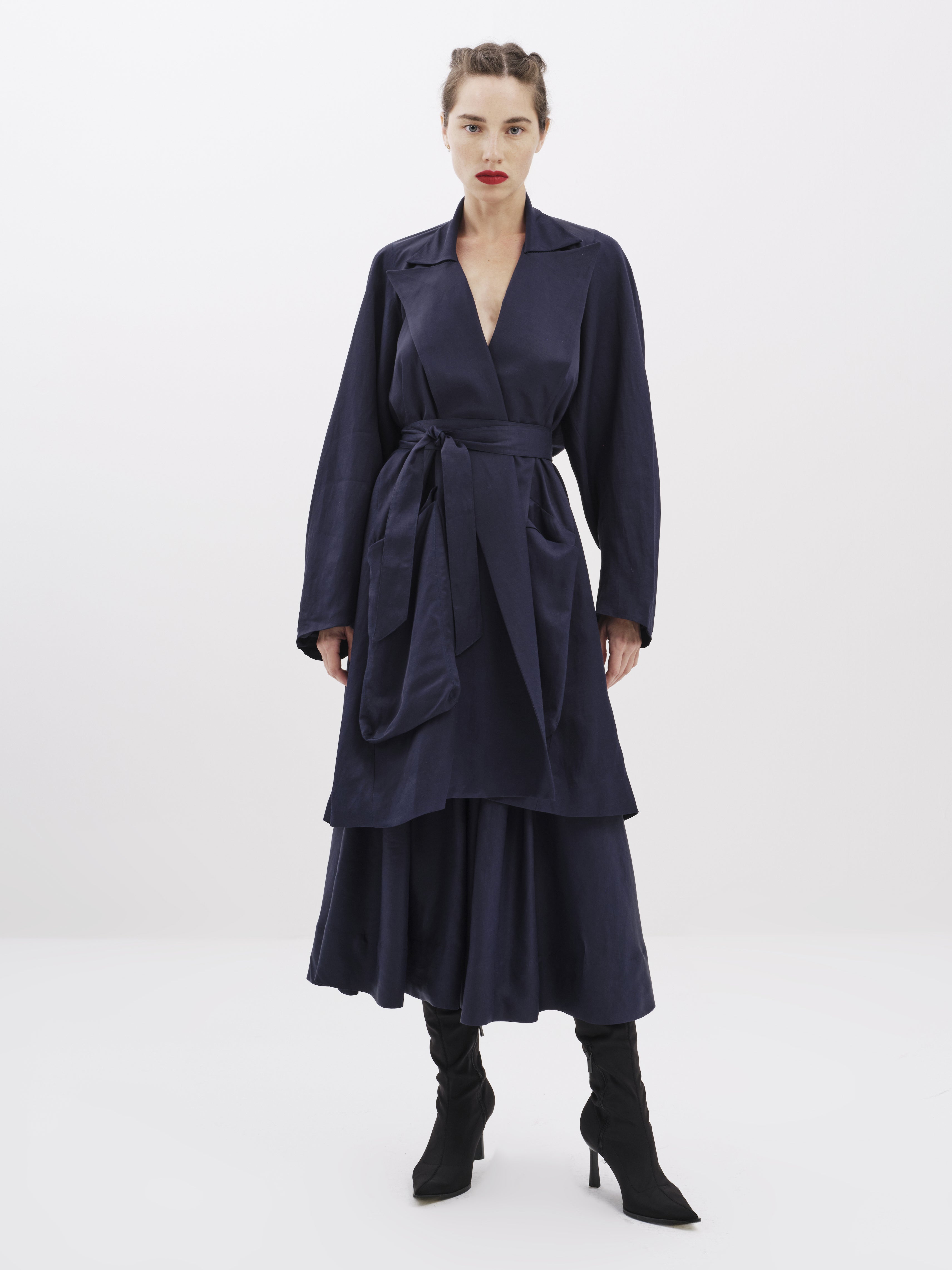 Draped Back Jacket