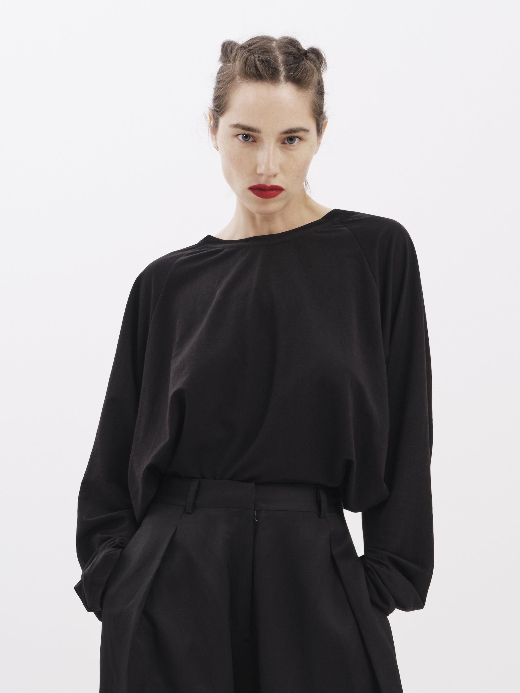 Jersey Top with Ribbon Back