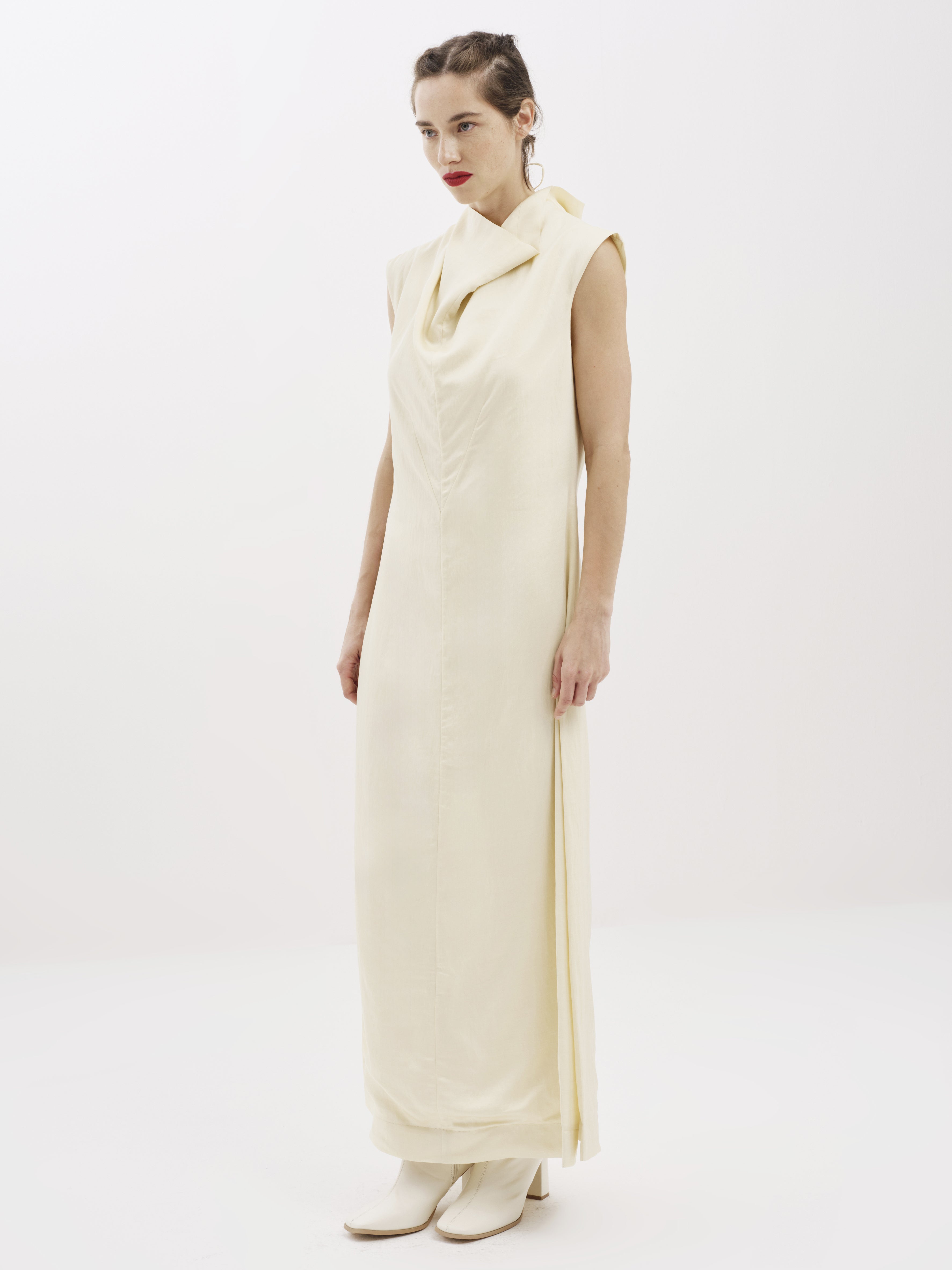 Sleeveless Cowl Dress